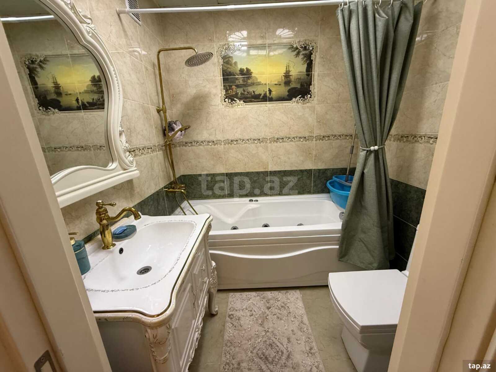 3-otaqlı yeni tikili kirayə verilir, Gənclik m., 120 m²