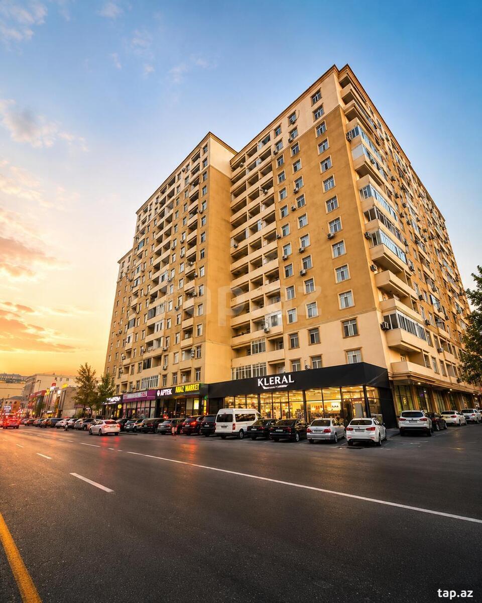 3-otaqlı yeni tikili, Babək küç., 112 m²