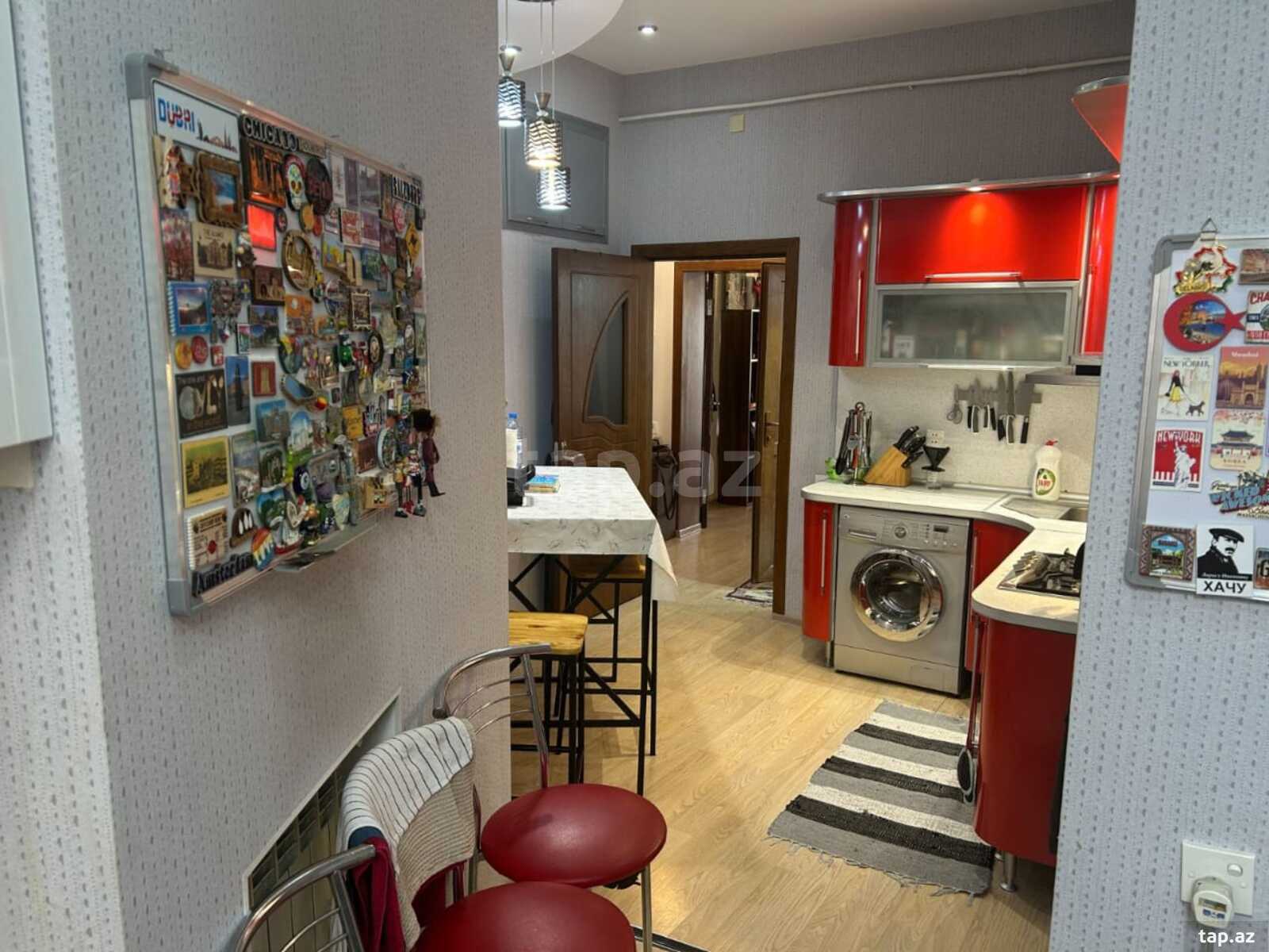2-otaqlı mənzil kirayə verilir, Nəsimi r., 35 m²
