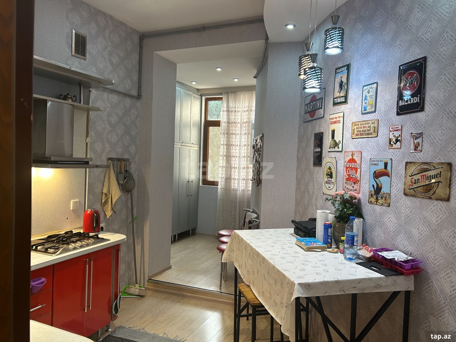 2-otaqlı mənzil kirayə verilir, Nəsimi r., 35 m²