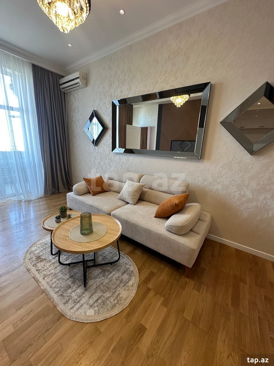 2-otaqlı yeni tikili, Yasamal r., 72 m²