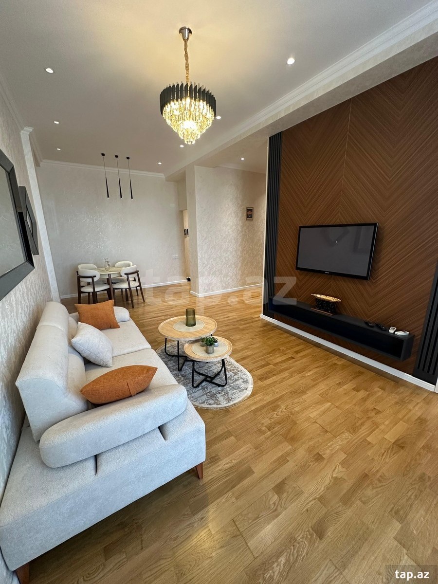 2-otaqlı yeni tikili, Yasamal r., 72 m²