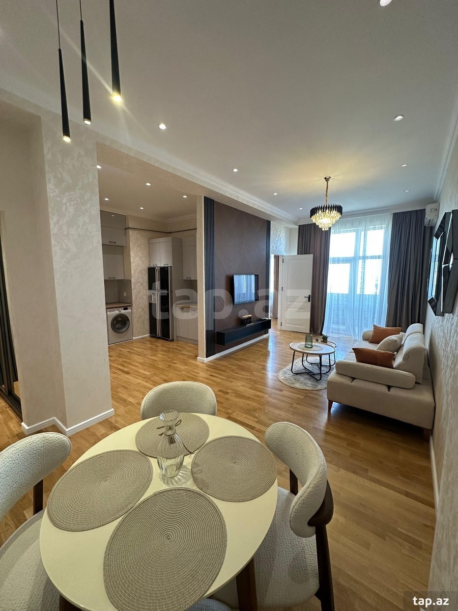 2-otaqlı yeni tikili, Yasamal r., 72 m²