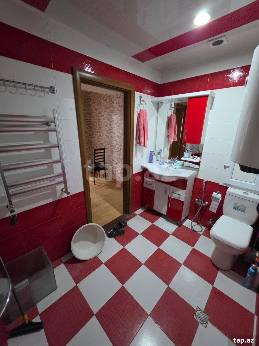 3-otaqlı yeni tikili, Yasamal r., 102 m²
