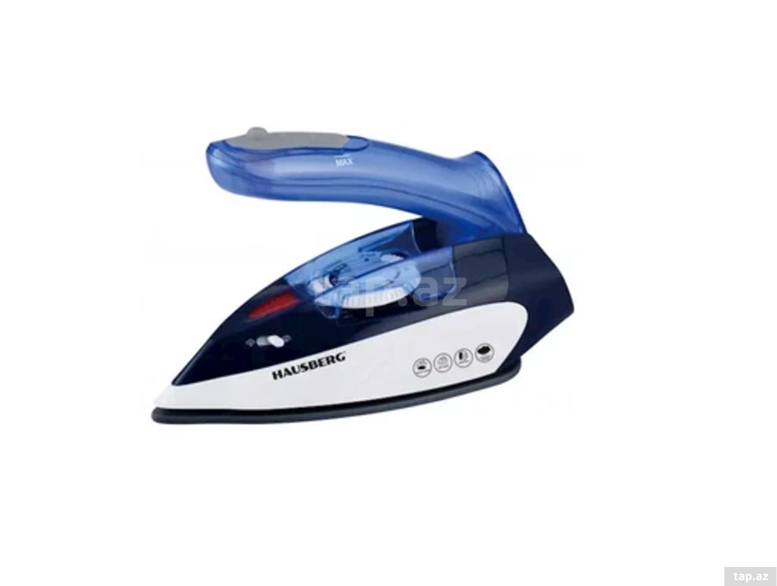 Səyahət ütüsü Hausberg HB-7810 1000 W, keramika altlıqlı — 1