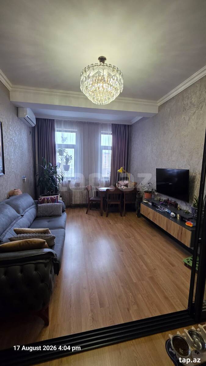 2-otaqlı yeni tikili, Hüseynqulu Sarabski küç., 65 m²