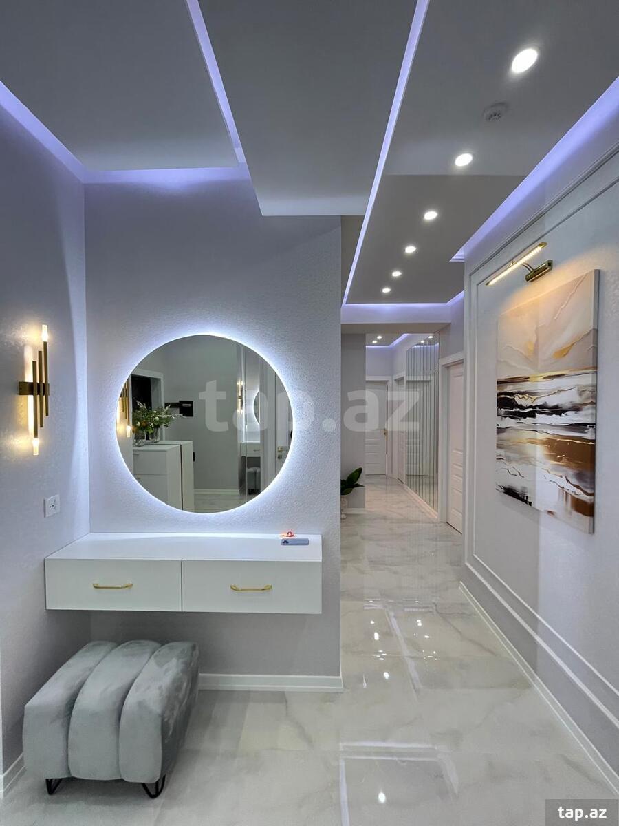 4-otaqlı yeni tikili, Sənan Kərimov küç., 130 m²