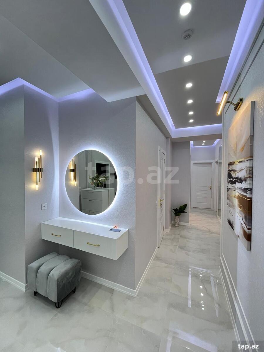 4-otaqlı yeni tikili, Sənan Kərimov küç., 130 m²