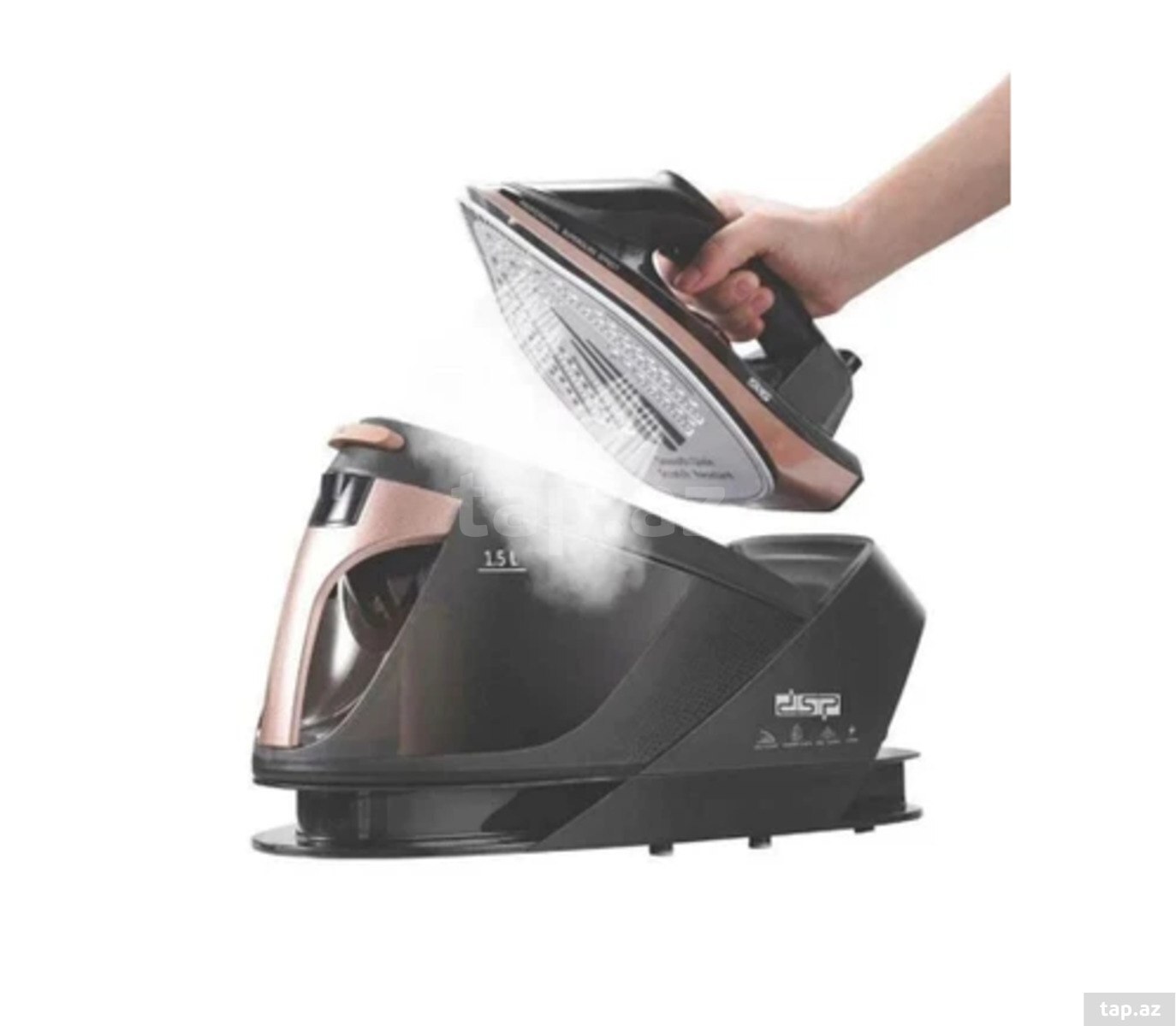 Qazanlı ütü DSP KD-1105 — 2200 W, 6 Bar, 1.5 L — 1