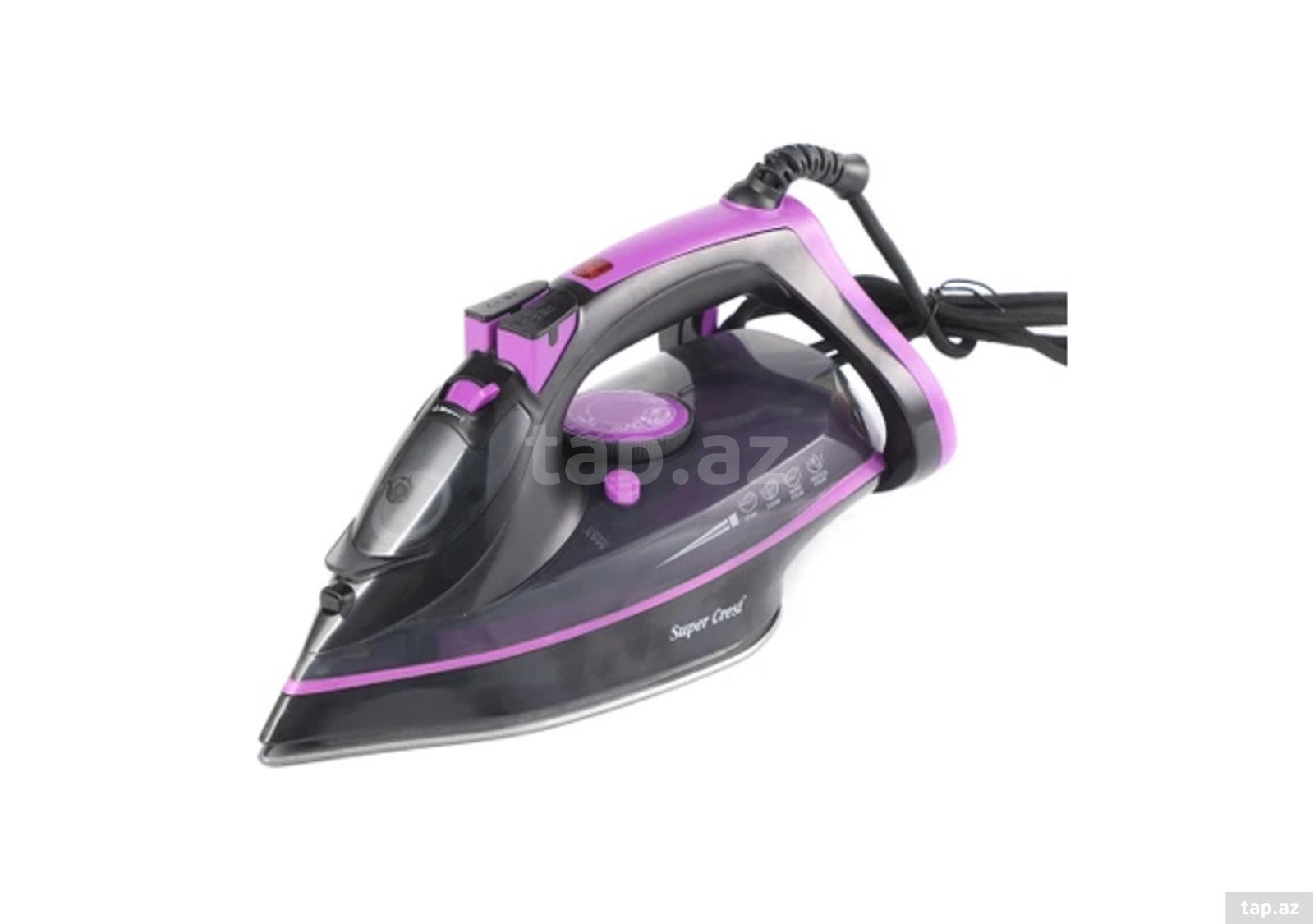Buxarlı ütü Super Crest SCT-1022 — 2800 W, keramika altlıq — 1