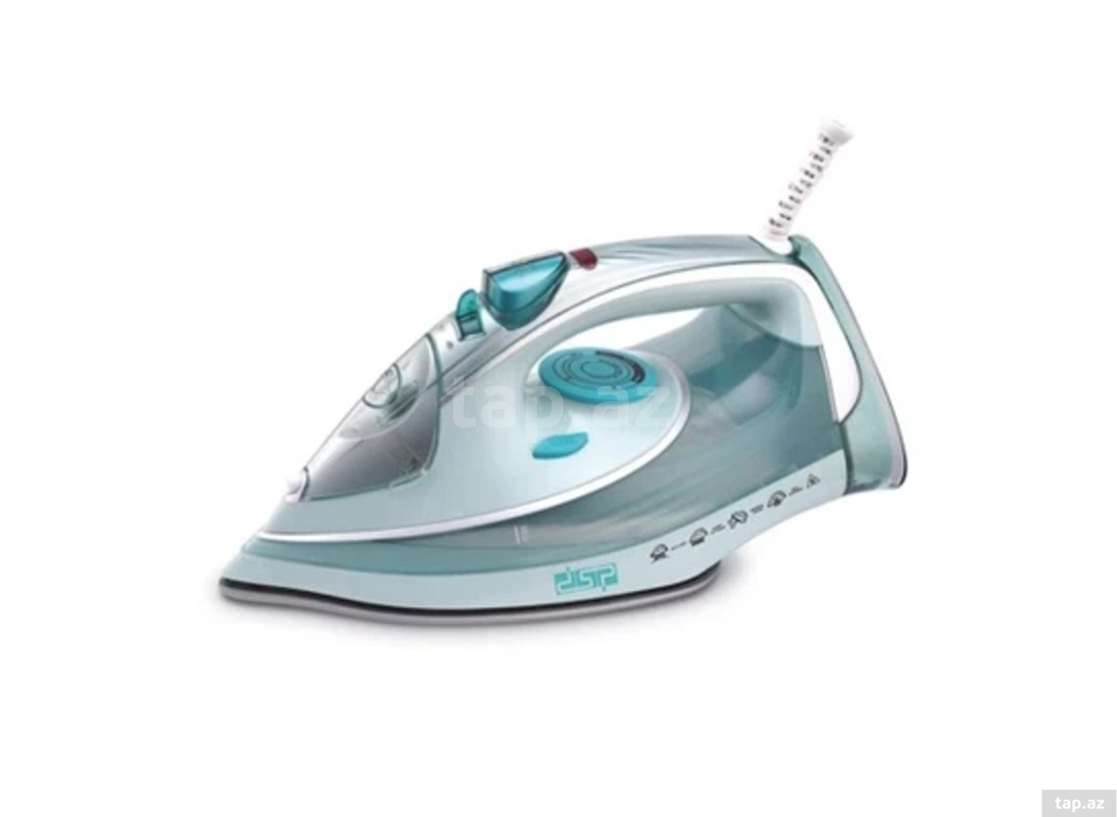 Buxarlı ütü DSP KD-1122 — 2400 W, 400 ml, keramika altlıq — 1