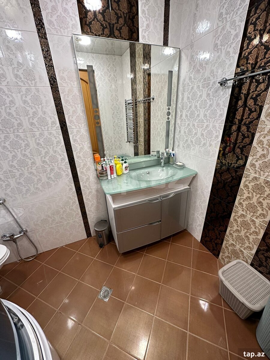 3-otaqlı yeni tikili kirayə verilir, N. Nərimanov m., 140 m²
