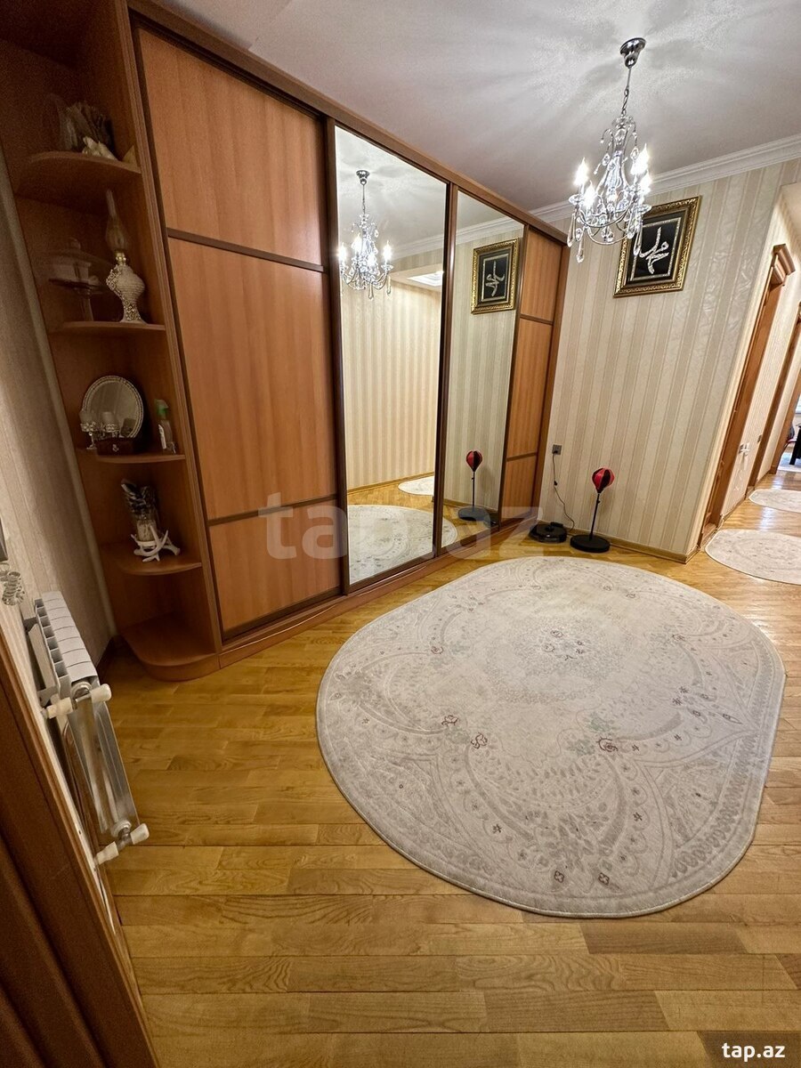 3-otaqlı yeni tikili kirayə verilir, N. Nərimanov m., 140 m²