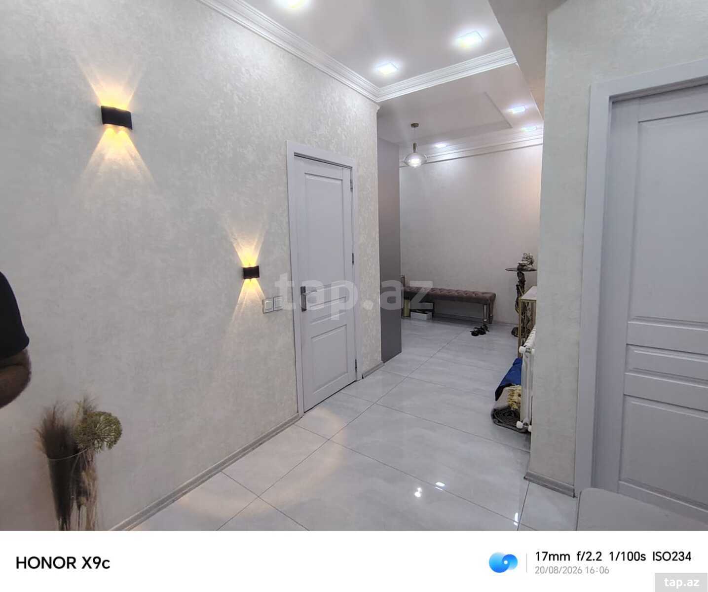 3-otaqlı yeni tikili, Yeni Yasamal qəs., 118 m²