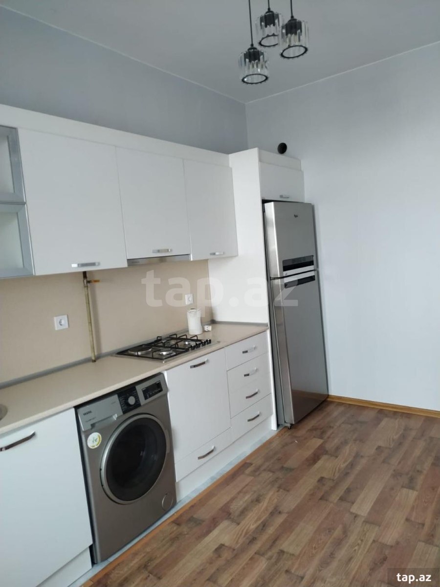 2-otaqlı yeni tikili kirayə verilir, Həzi Aslanov m., 80 m²