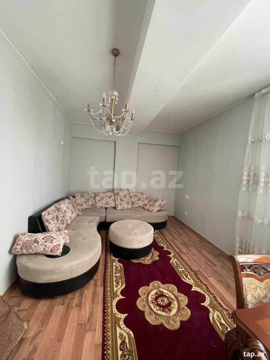 2-otaqlı yeni tikili kirayə verilir, Həzi Aslanov m., 80 m²