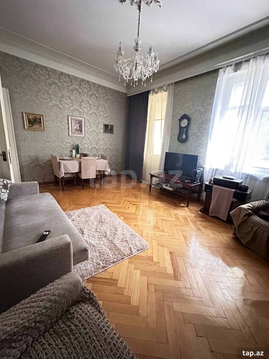 2-otaqlı mənzil kirayə verilir, Əbdürrəhim bəy Haqverdiyev küç., 60 m²
