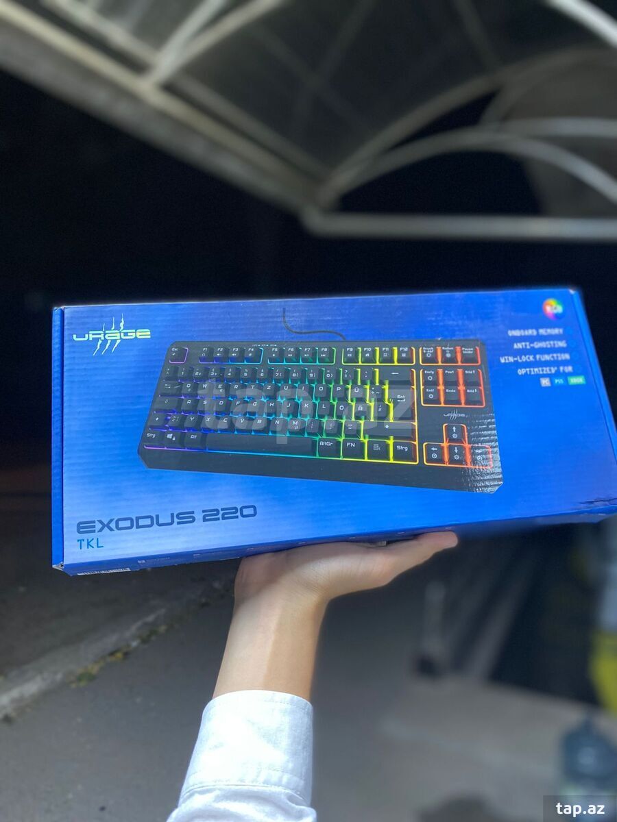 uRage Exodus 220 TKL – RGB işıqlı oyun klavaturası (Gaming Keyboard)