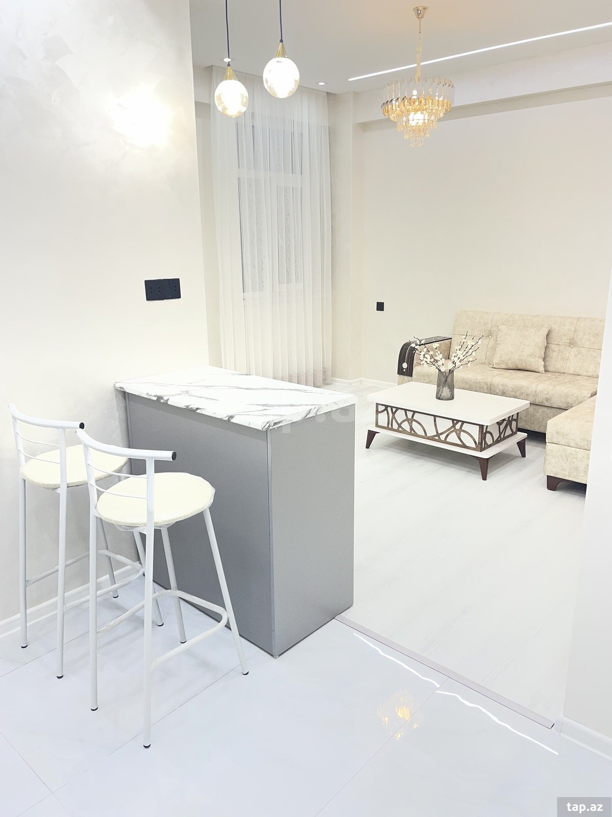 2-otaqlı yeni tikili, Xırdalan ş., 48 m²