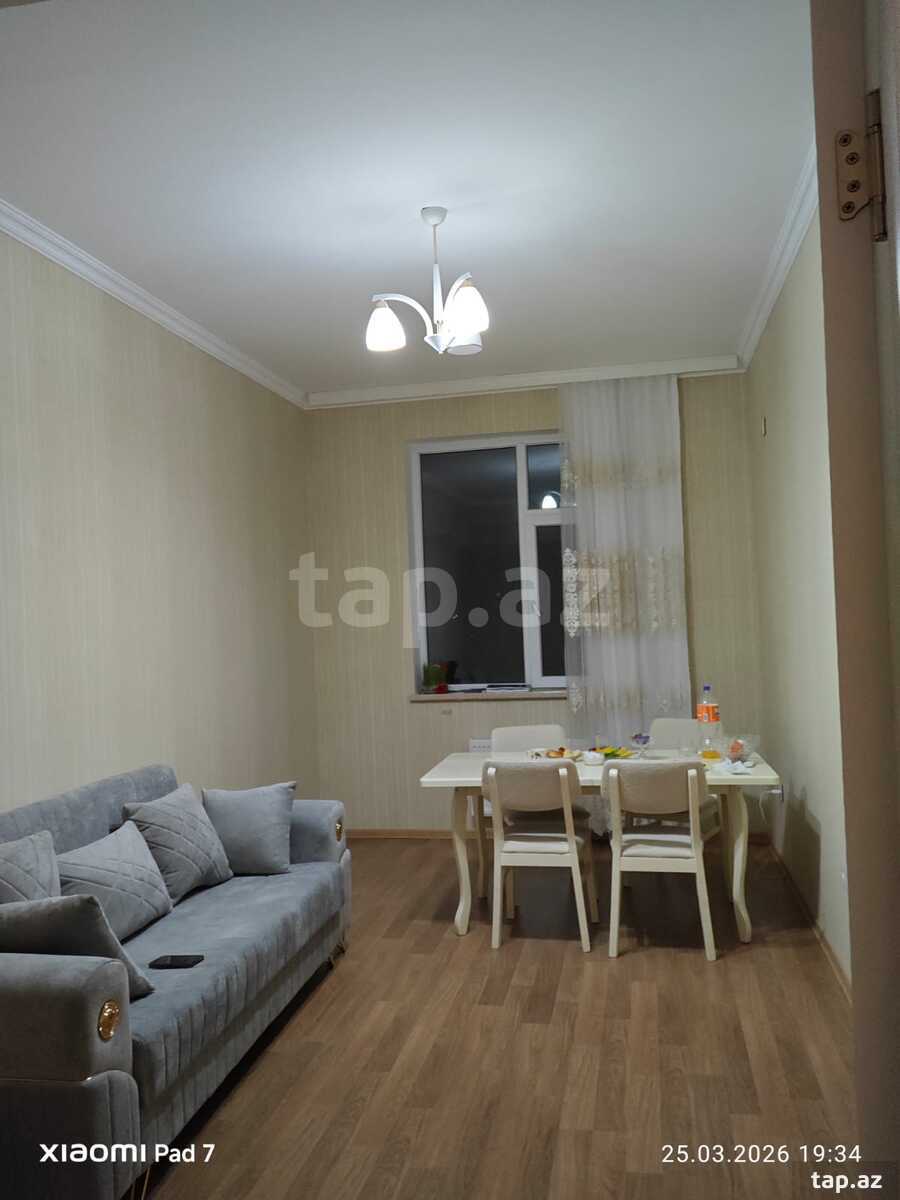 3-otaqlı yeni tikili kirayə verilir, Binəqədi r., 75 m²