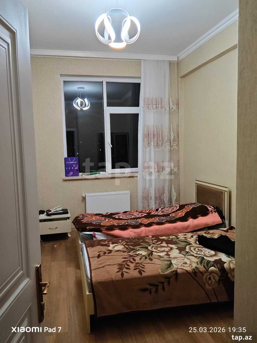 3-otaqlı yeni tikili kirayə verilir, Binəqədi r., 75 m²