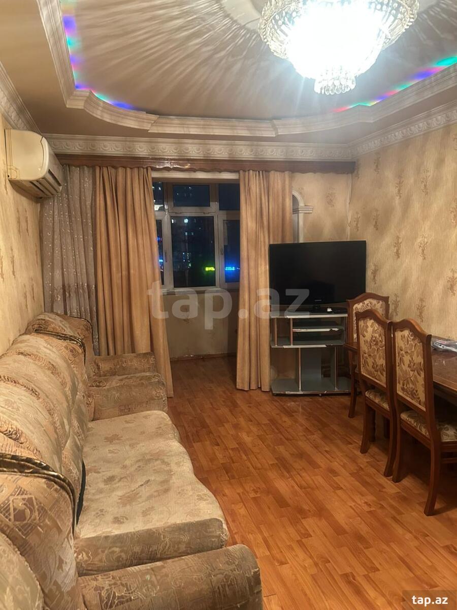 3-otaqlı mənzil kirayə verilir, Telnov küç., 70 m²