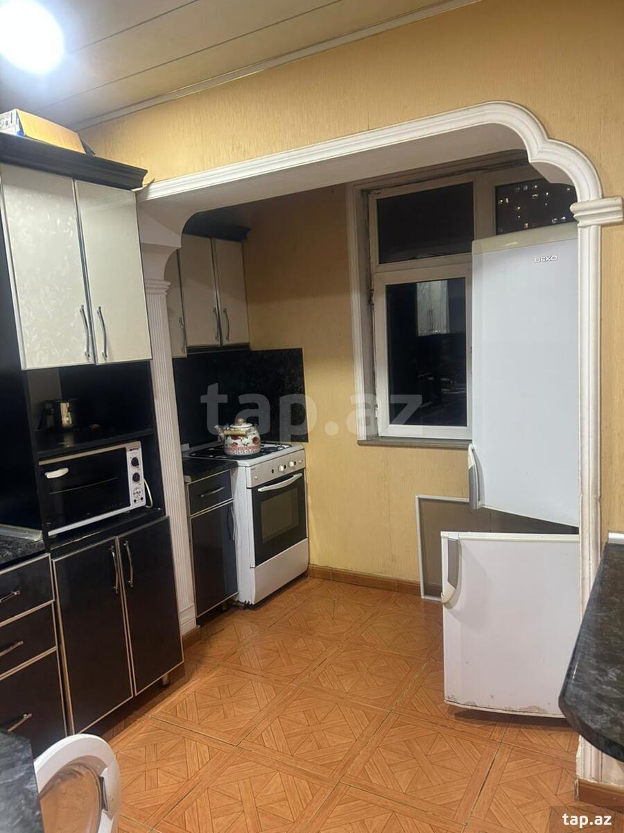 3-otaqlı mənzil kirayə verilir, Telnov küç., 70 m²
