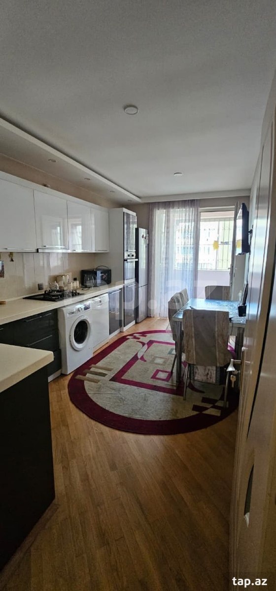 3-otaqlı yeni tikili kirayə verilir, N.Nərimanov m., 136 m²