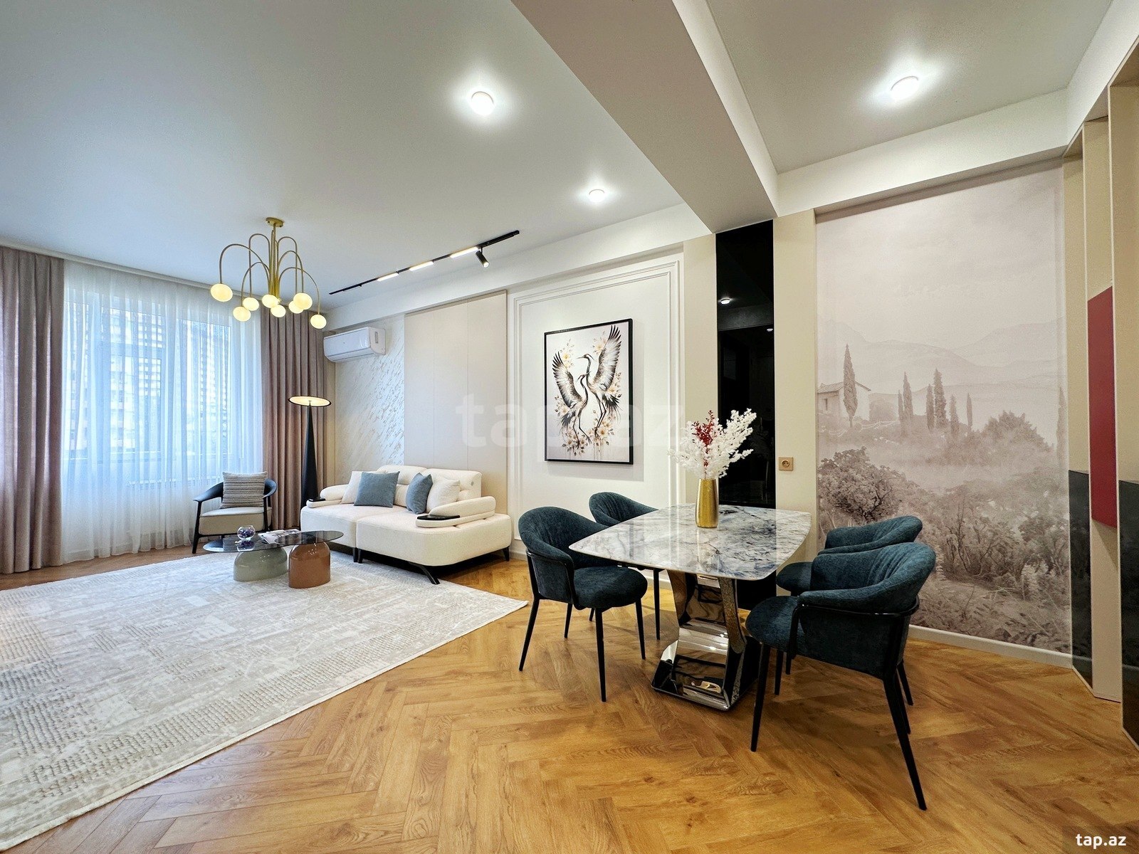3-otaqlı yeni tikili, Həzi Aslanov m., 90 m²