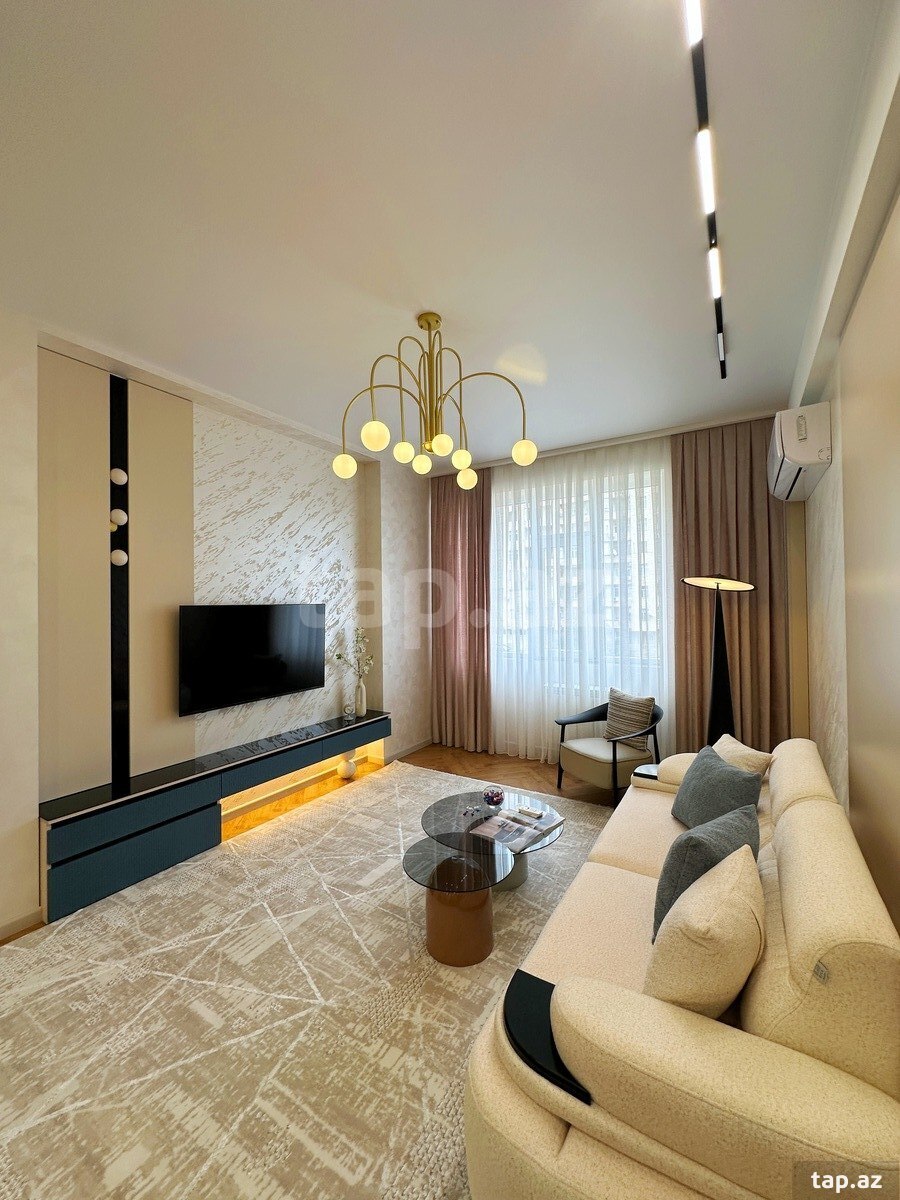 3-otaqlı yeni tikili, Həzi Aslanov m., 90 m²