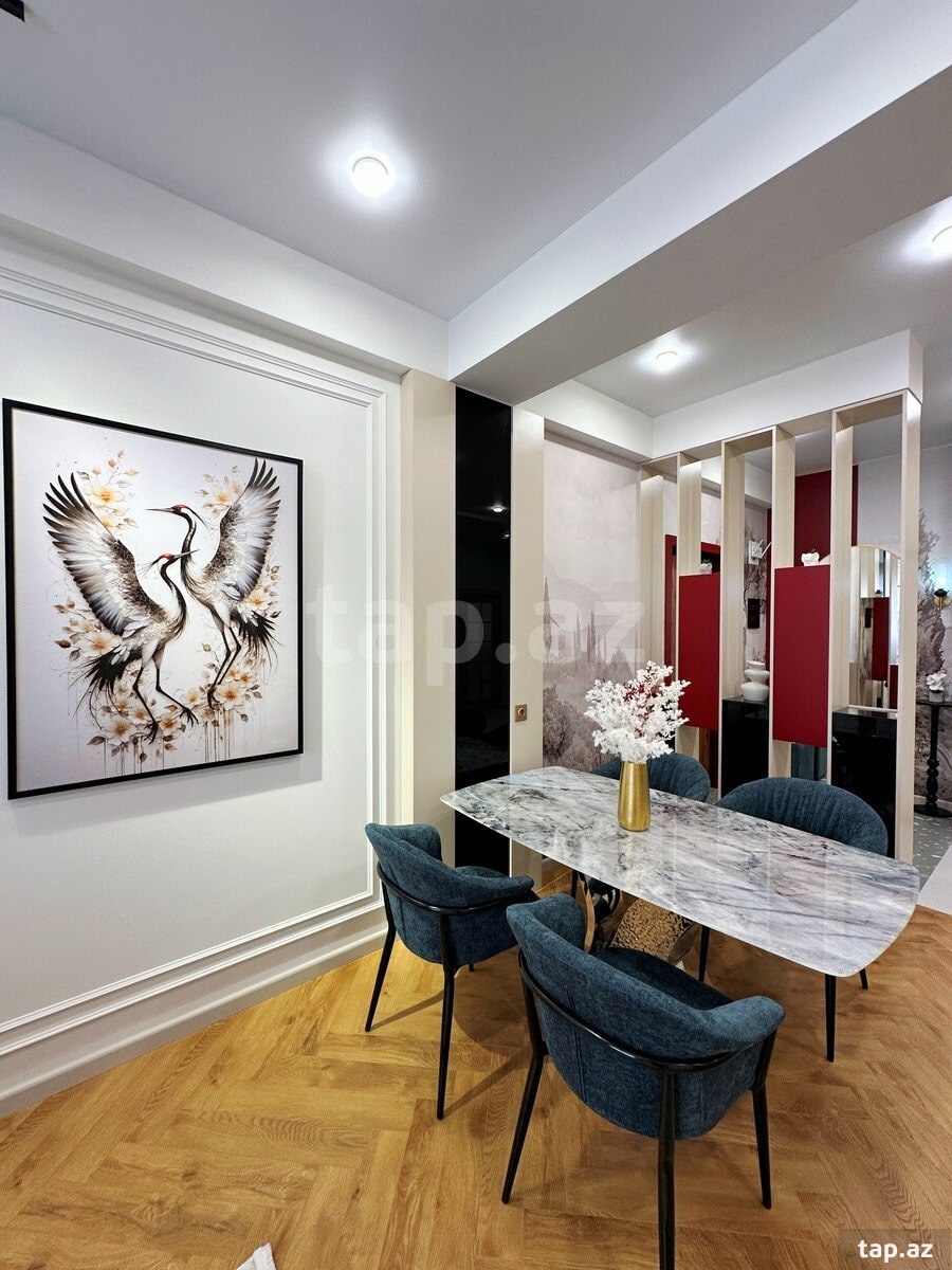 3-otaqlı yeni tikili, Həzi Aslanov m., 90 m²