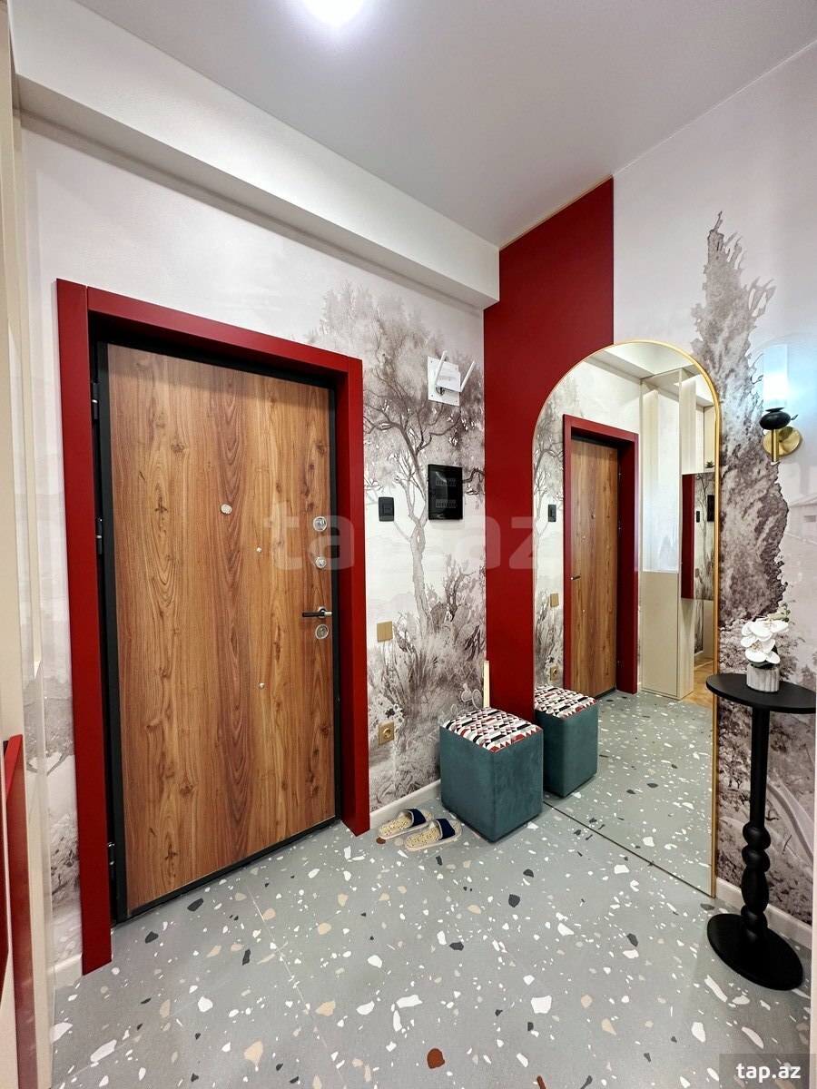 3-otaqlı yeni tikili, Həzi Aslanov m., 90 m²