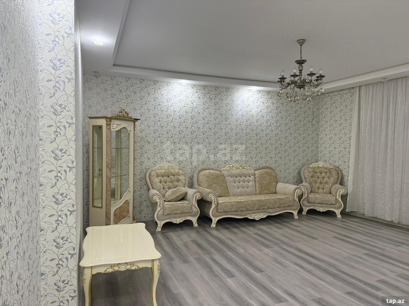 3-otaqlı yeni tikili kirayə verilir, Süleyman Vəzirov küç., 118 m²