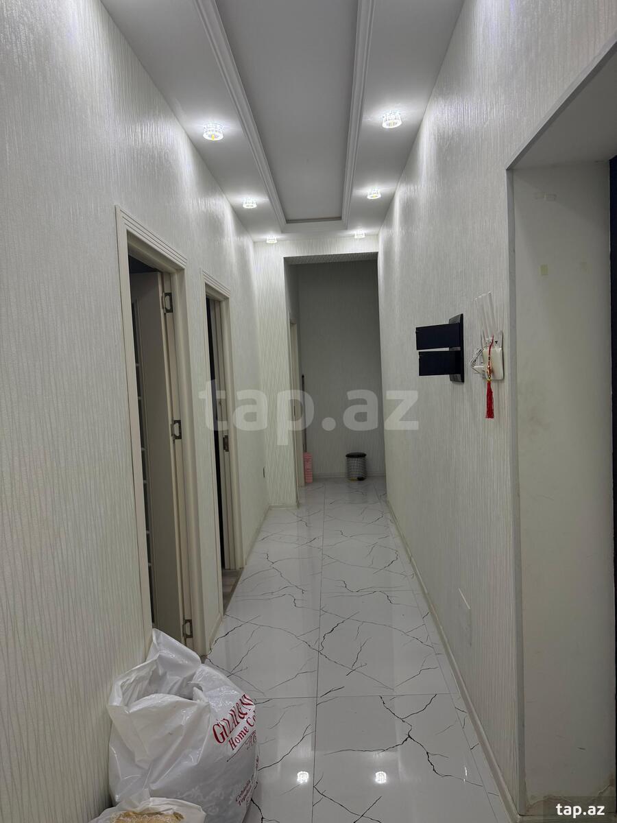 3-otaqlı yeni tikili kirayə verilir, Süleyman Vəzirov küç., 118 m²