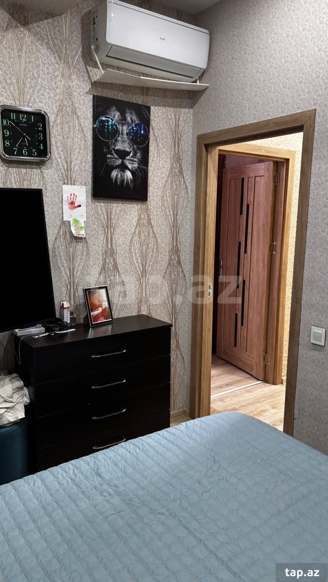 3-otaqlı yeni tikili, Ə.Əliyev küç., 86 m²