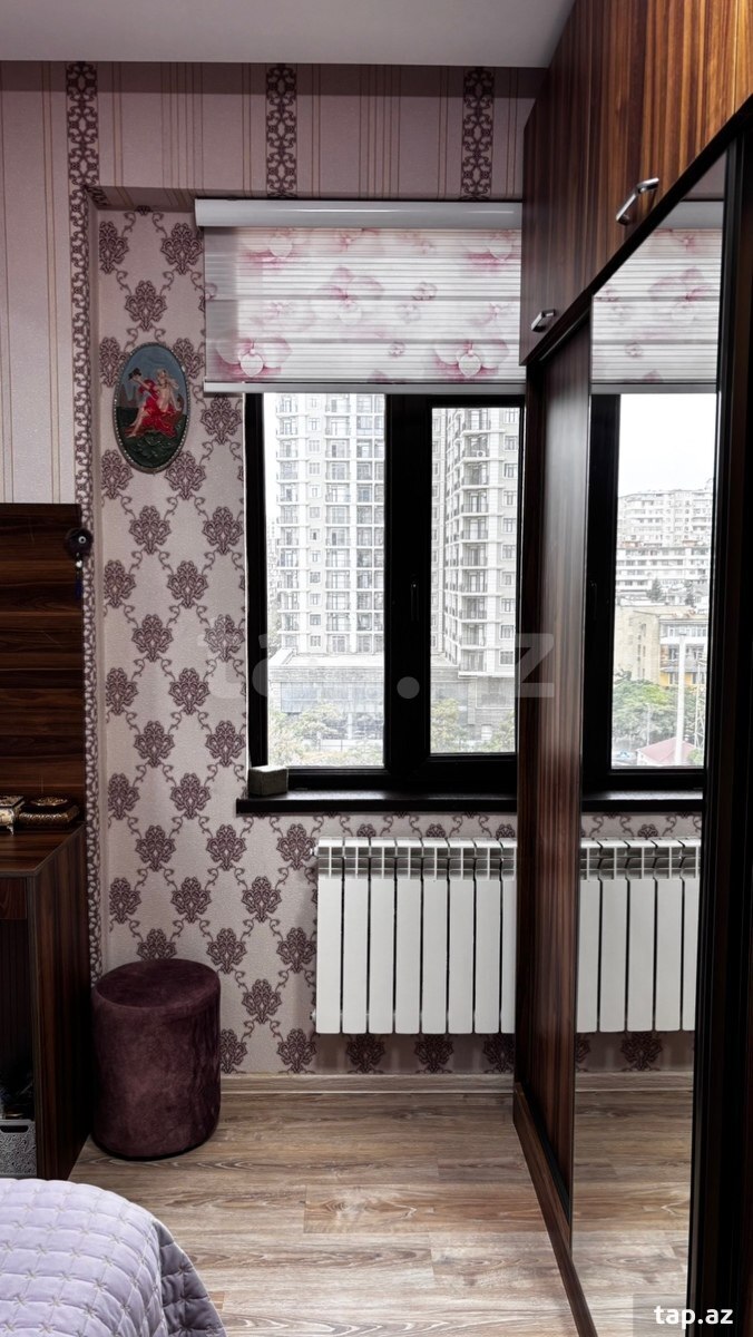 3-otaqlı yeni tikili, Ə.Əliyev küç., 86 m²