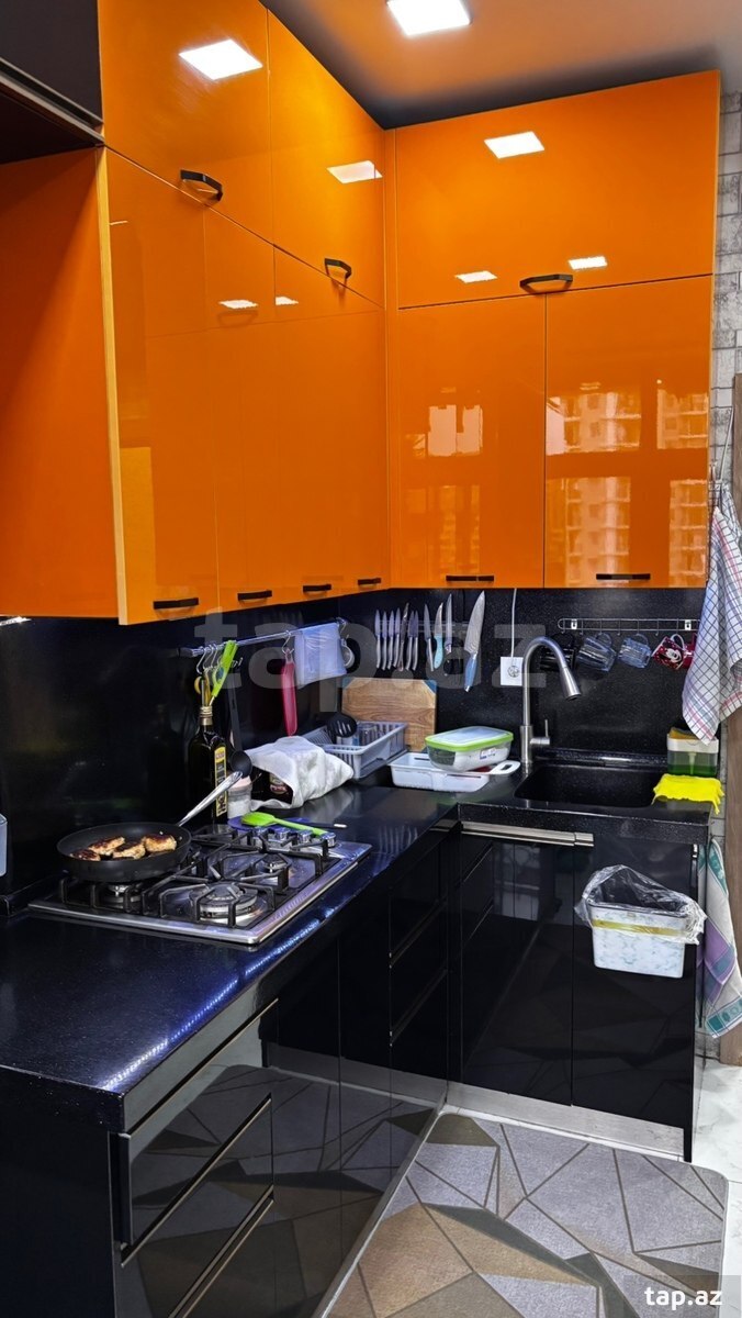 3-otaqlı yeni tikili, Ə.Əliyev küç., 86 m²