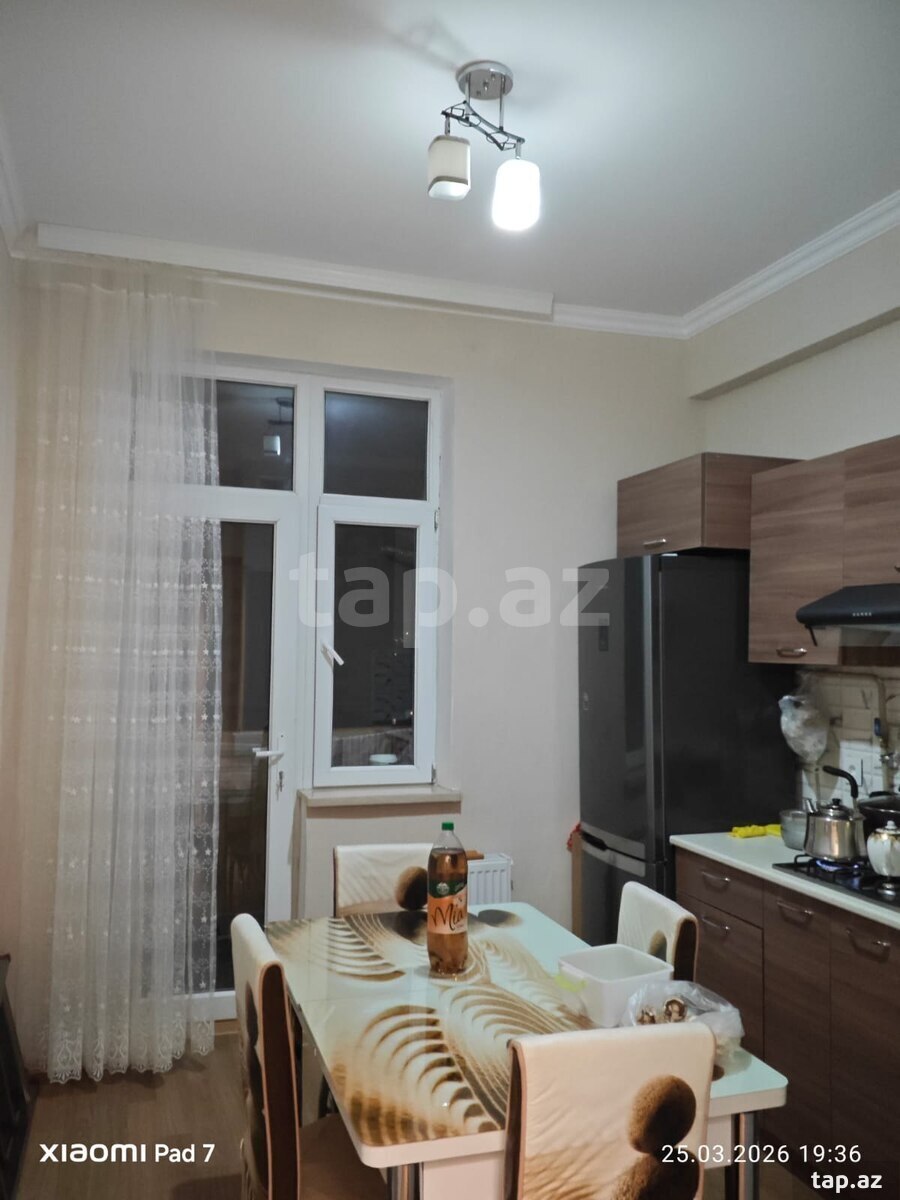 3-otaqlı yeni tikili kirayə verilir, Binəqədi r., 75 m²