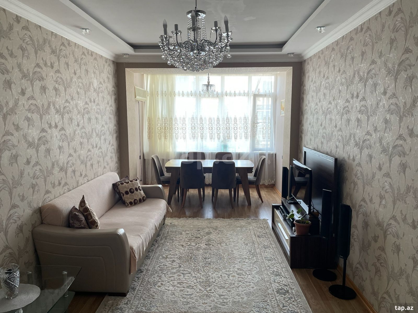 3-otaqlı mənzil, Ağ Şəhər, 90 m²