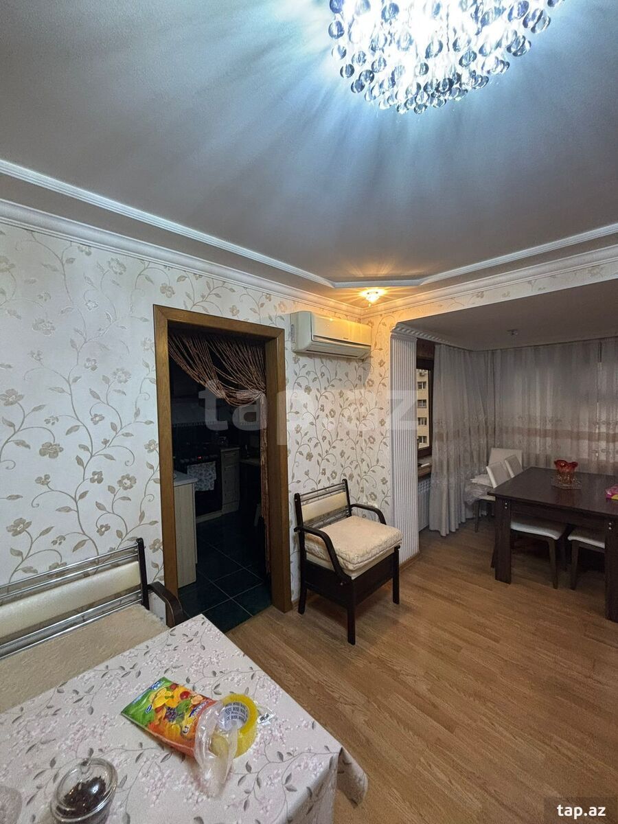 3-otaqlı mənzil, Neftçilər m., 85 m²
