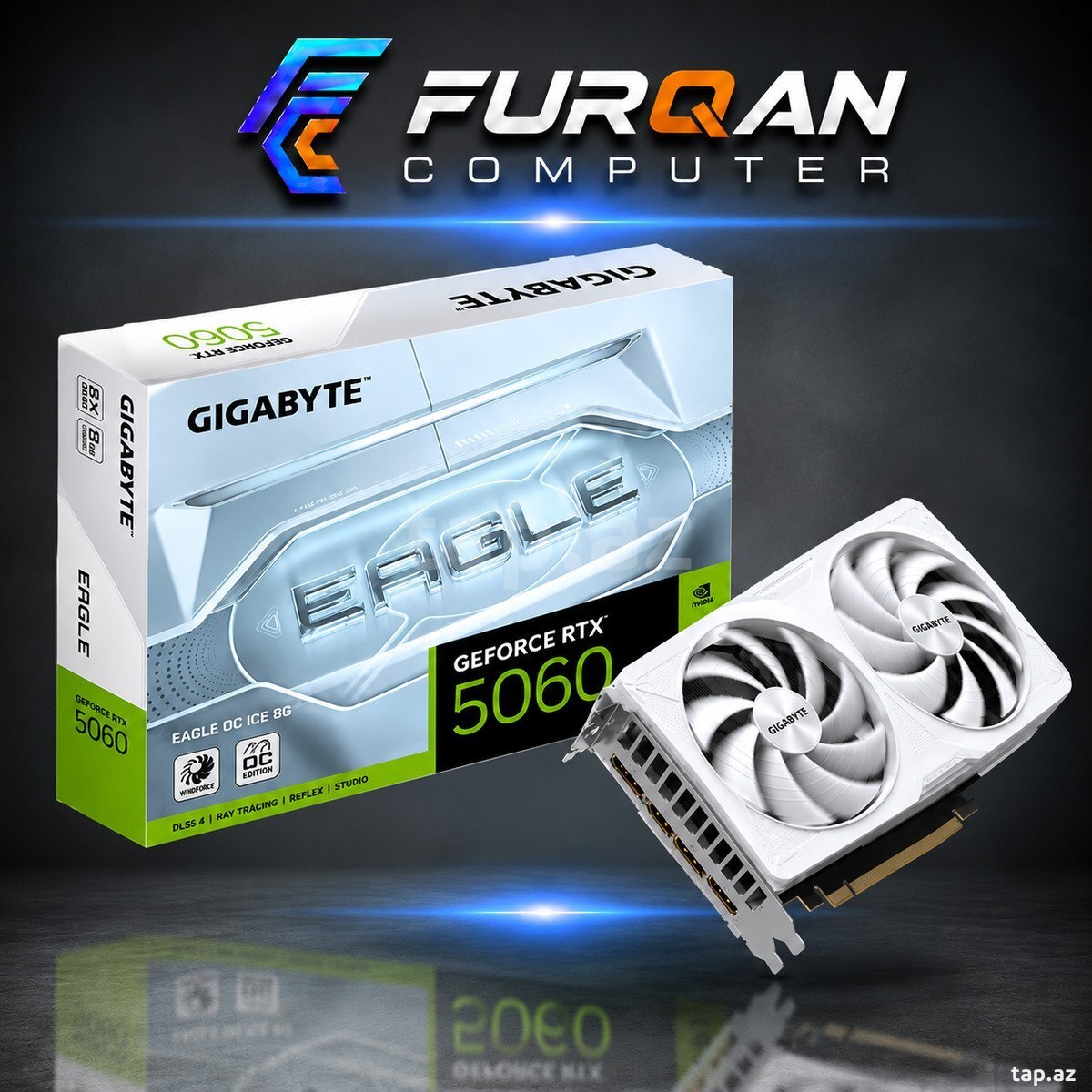 Video kart GIGABYTE GeForce RTX 5060 Eagle OC ICE 8GB