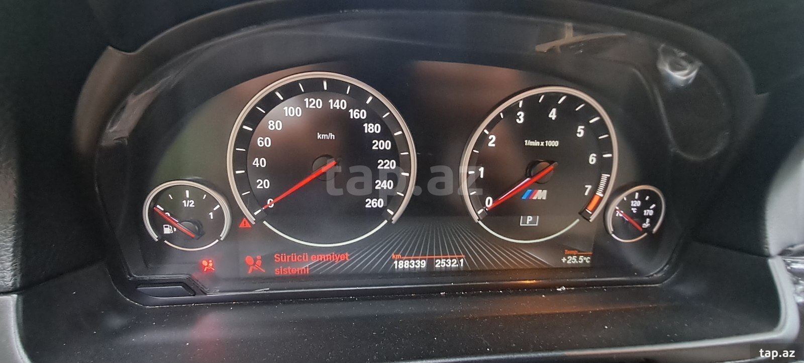 BMW F10 süətlər paneli