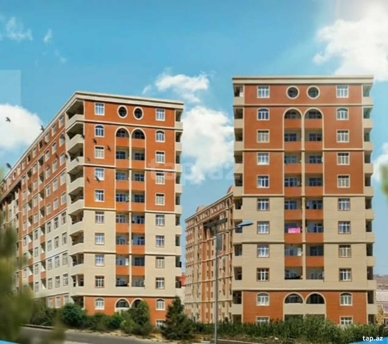 2-otaqlı yeni tikili, Masazır qəs., 54 m²