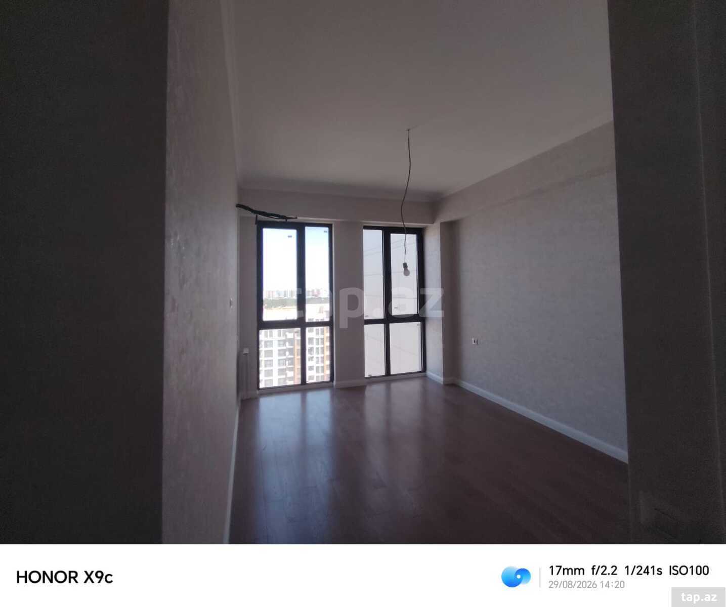 3-otaqlı yeni tikili, Yasamal r., 96.1 m²