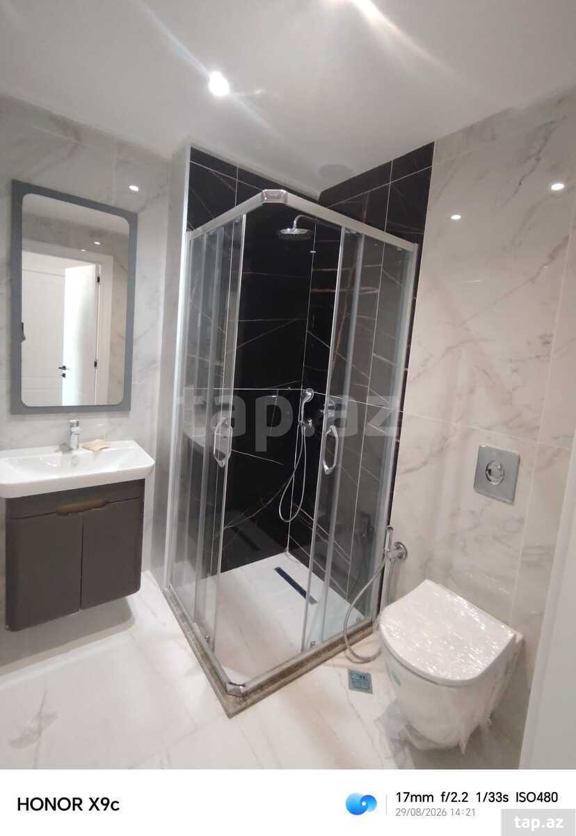 3-otaqlı yeni tikili, Yasamal r., 96.1 m²