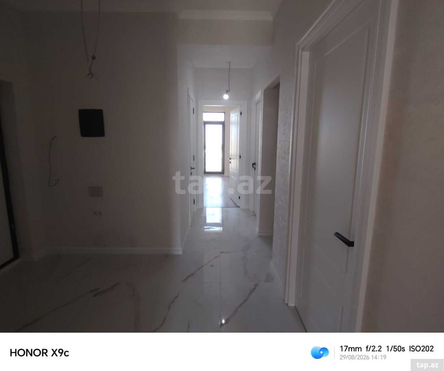 3-otaqlı yeni tikili, Yasamal r., 96.1 m²