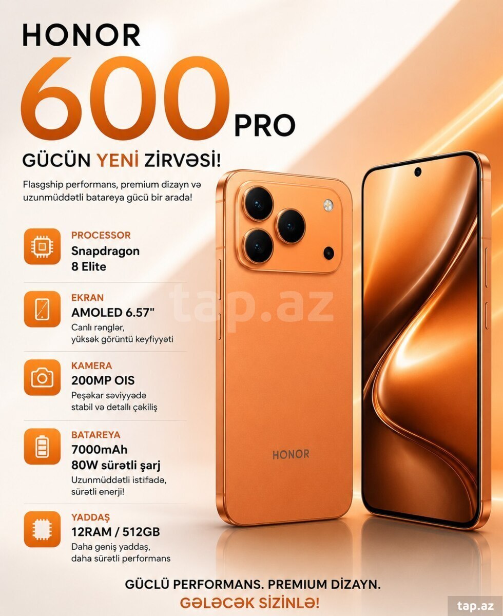Honor 600 Pro Orange 512GB/12GB