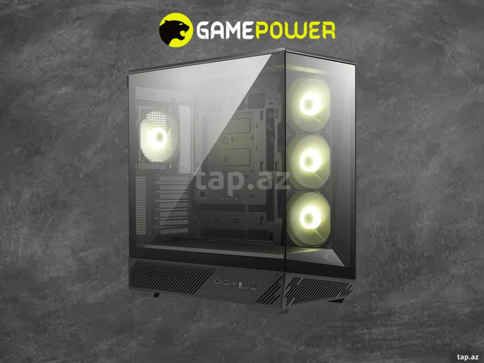 MSI MAG PANO 130R PZ Black ATX Gaming Case