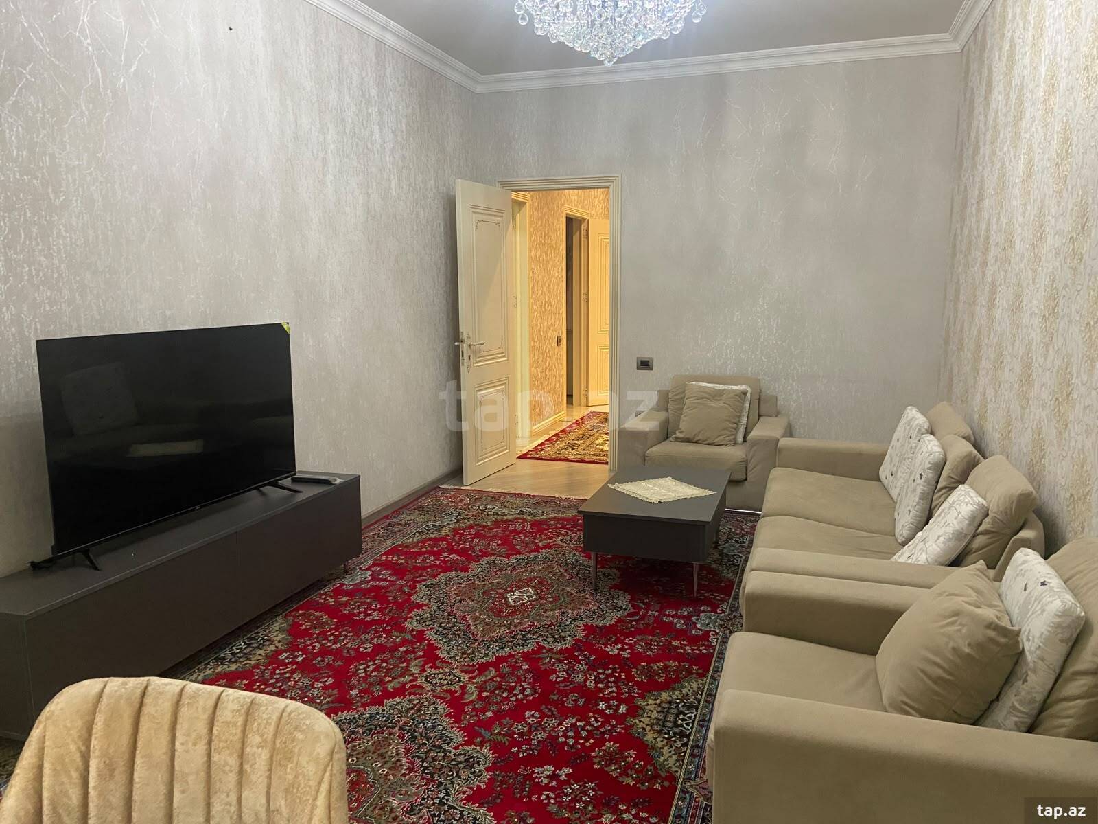 2-otaqlı yeni tikili kirayə verilir, Gənclik m., 110 m²