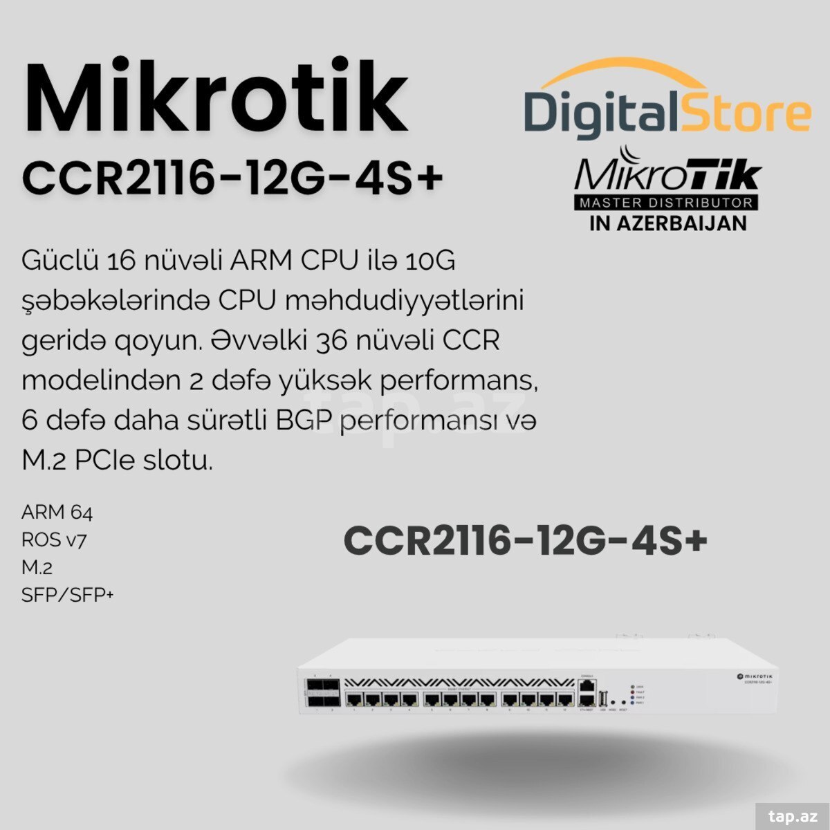 MikroTik CCR2116-12G-4S+